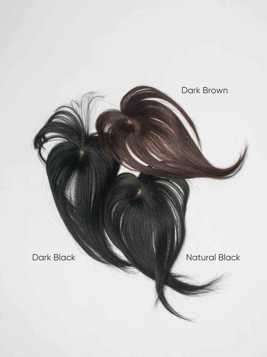 Tiny Topper with Bangs | Hair Topper