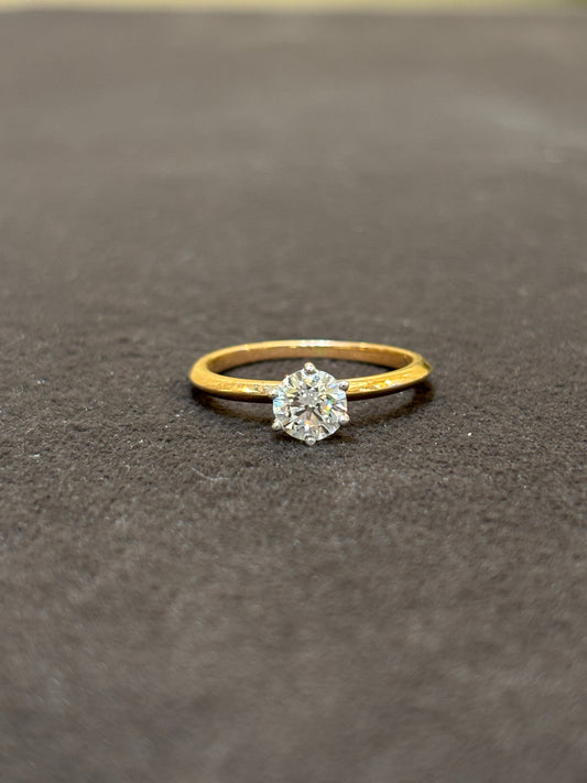 Secret Verse 57 Pointer Lab Diamond Ring