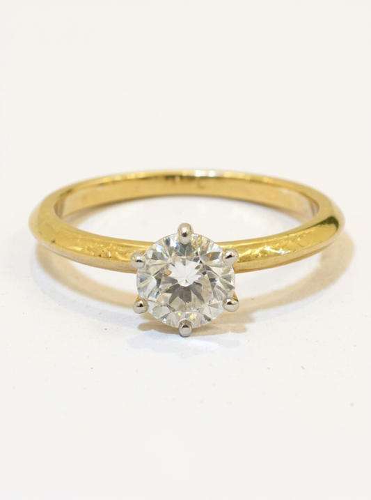 Secret Verse 57 Pointer Lab Diamond Ring