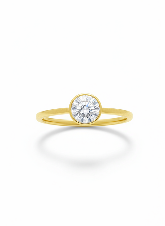 Kiyaara 53 Pointer Lab Diamond Ring - Elegant Shine